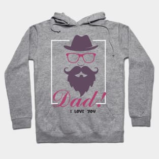 T- Shirt Dad Love Design Hoodie